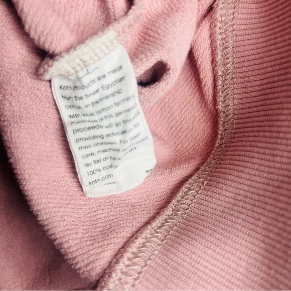 Goodee x KOTN “Dusty Rose” Pink Oversized Fleece Hoodie M - Picture 6 of 8